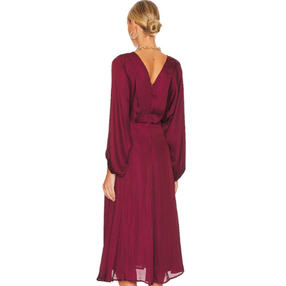 ASTR the Label Marin Dress in Wine NWOT Size Large - Picture 3 of 4